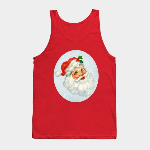 Cute Santa Tank Top by Artofokan